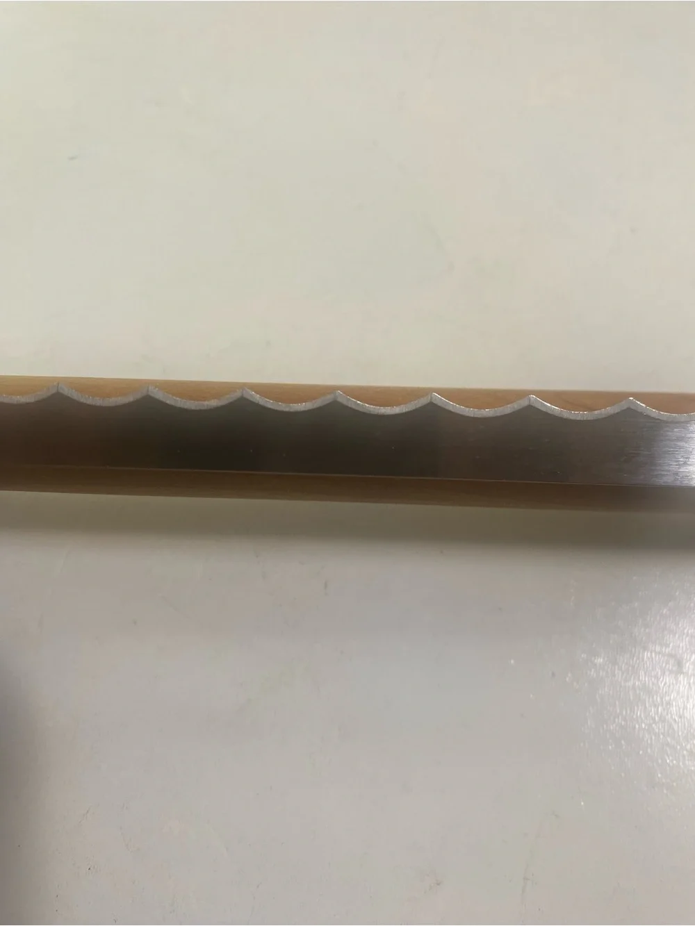 Cherry Mountain Woods Original Wooden Fiddle Bow Bread Knife With Original Box